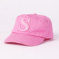 Pink Chainstitch Hat